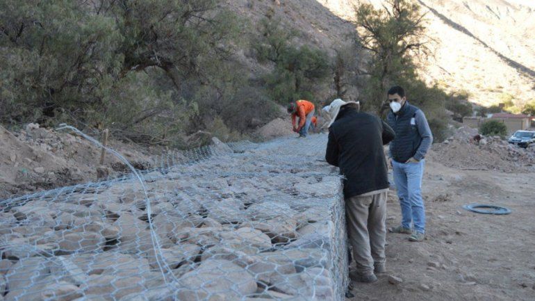 Obras hídricas en Purmamarca.