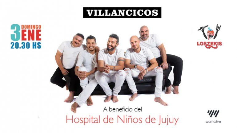 Los Tekis a beneficio del Hospital de Niños.