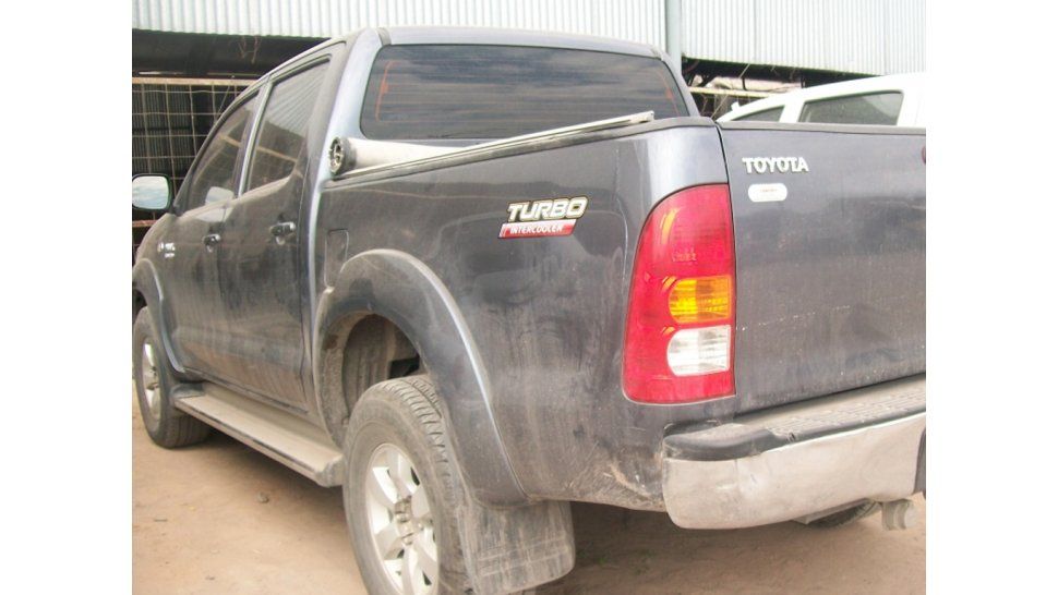 Segunda camioneta secuestrada