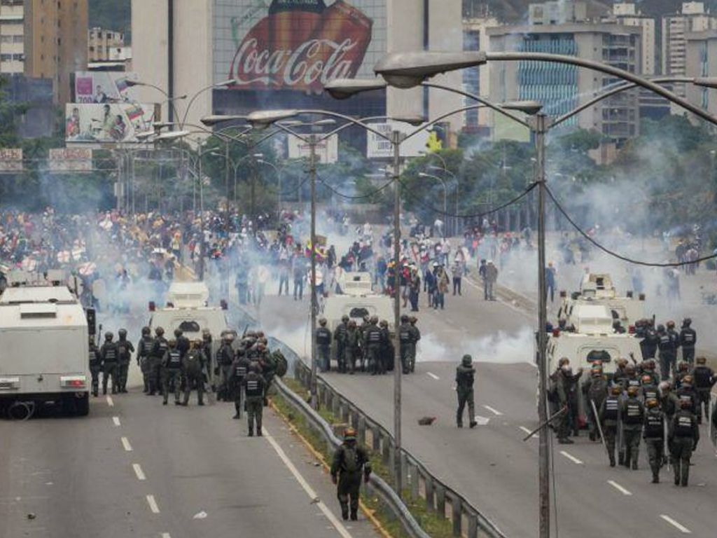 Protesta en Venezuela