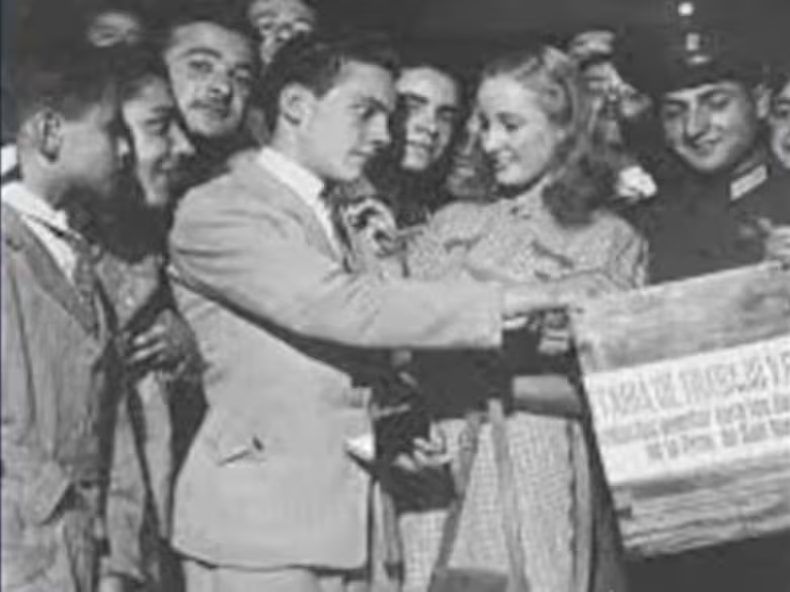 Mirtha Legrand en la inauguración del Obelisco (Foto: eltrece)