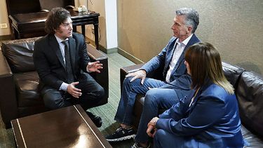 ReuniónJavier Milei y Mauricio Macri (Archivo)