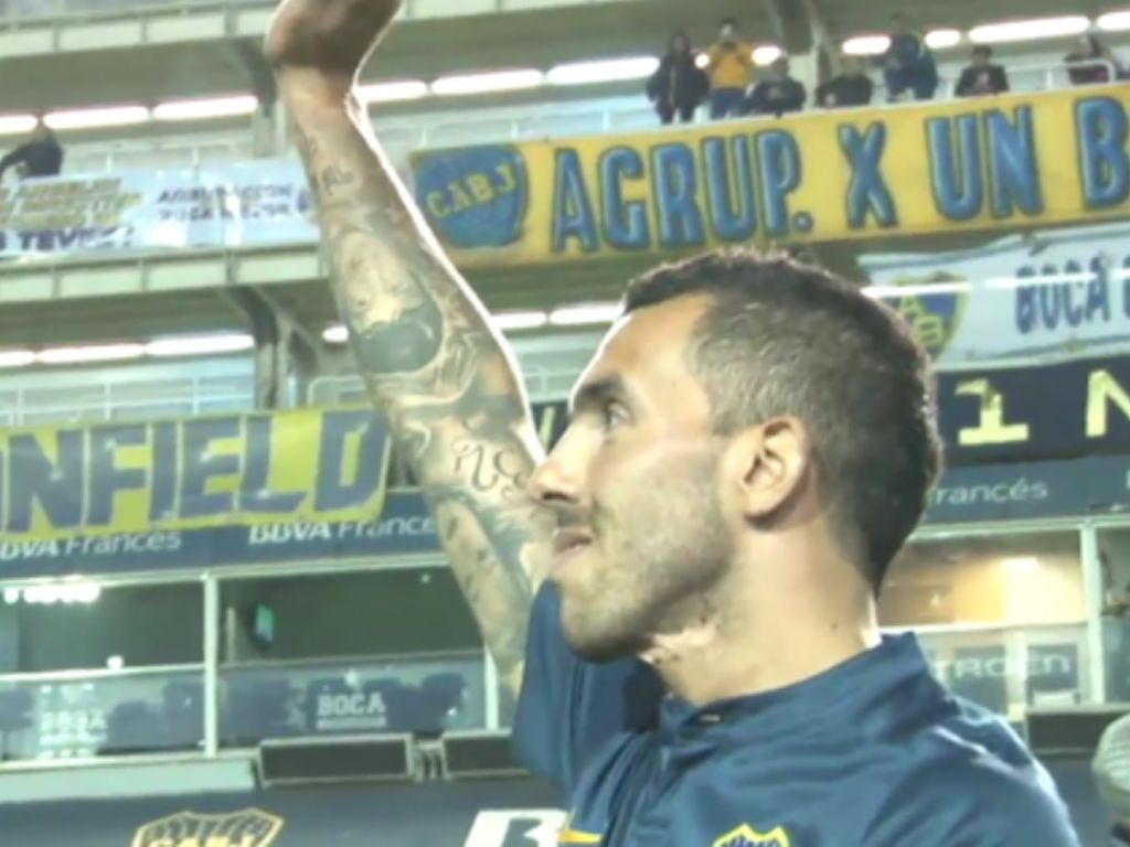 Carlos Tevez volvió a Boca