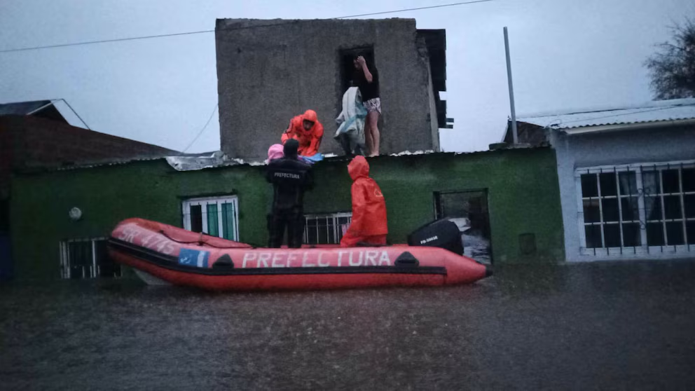 Temporal e inundaciones en Buenos Aires