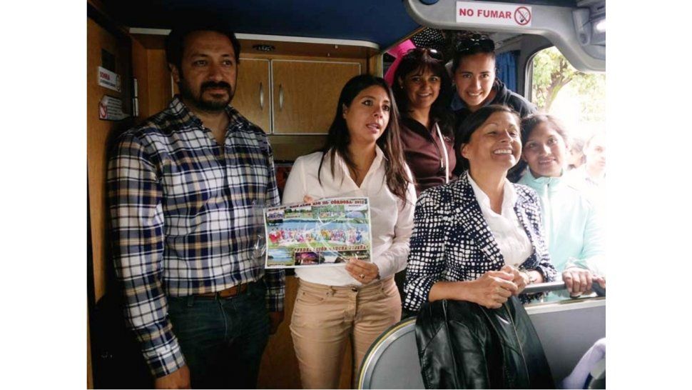 Recibimiento a las paisanas