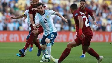 La SelecciónArgentina visita este jueves a Venezuela (Archivo)&nbsp;