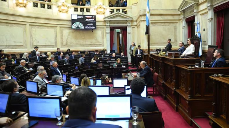 Comenzó la sesión especial en el Senado Comenzó la sesión especial en el Senado