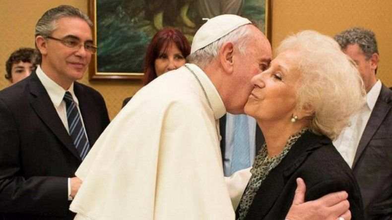 Estela de Carlotto fue recibida por el Papa Francisco: Está preocupado por Argentina