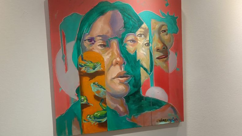 Facundo Cañazares inauguró su muestra en Culturarte