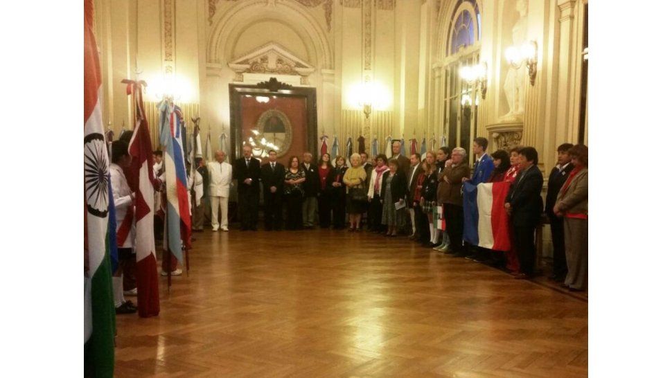 Acto en Salón de la Bandera