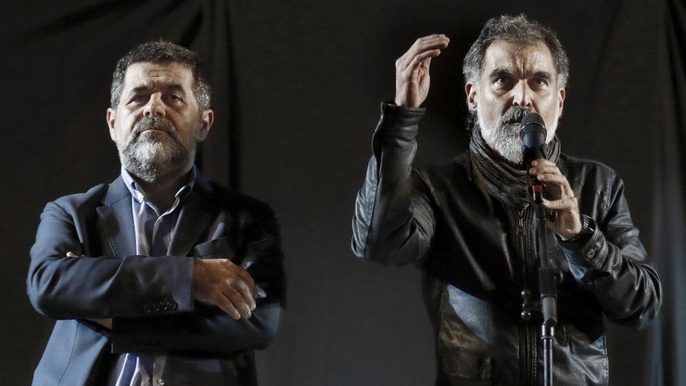 Jordi Sánchez y Jordi Cuixart