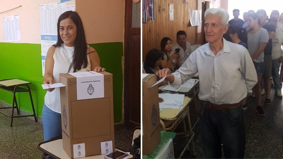 los candidatos del frente de todos ya emitieron sus votos