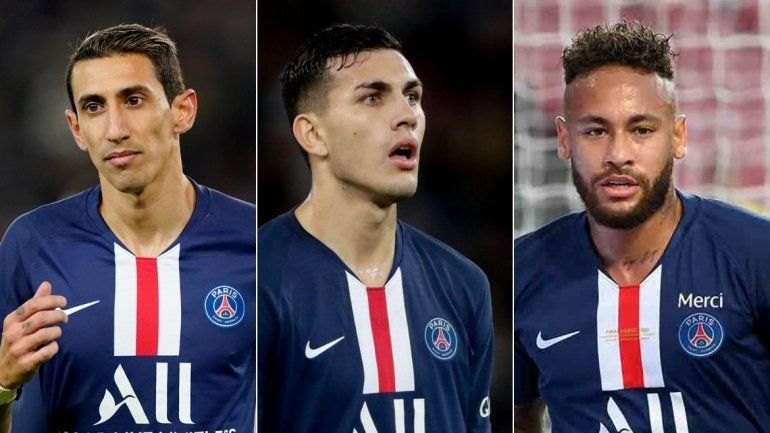Dia María, Paredes y Neymar.jpg