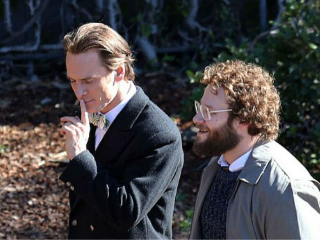 Michael Fassbender y Seth Rogen