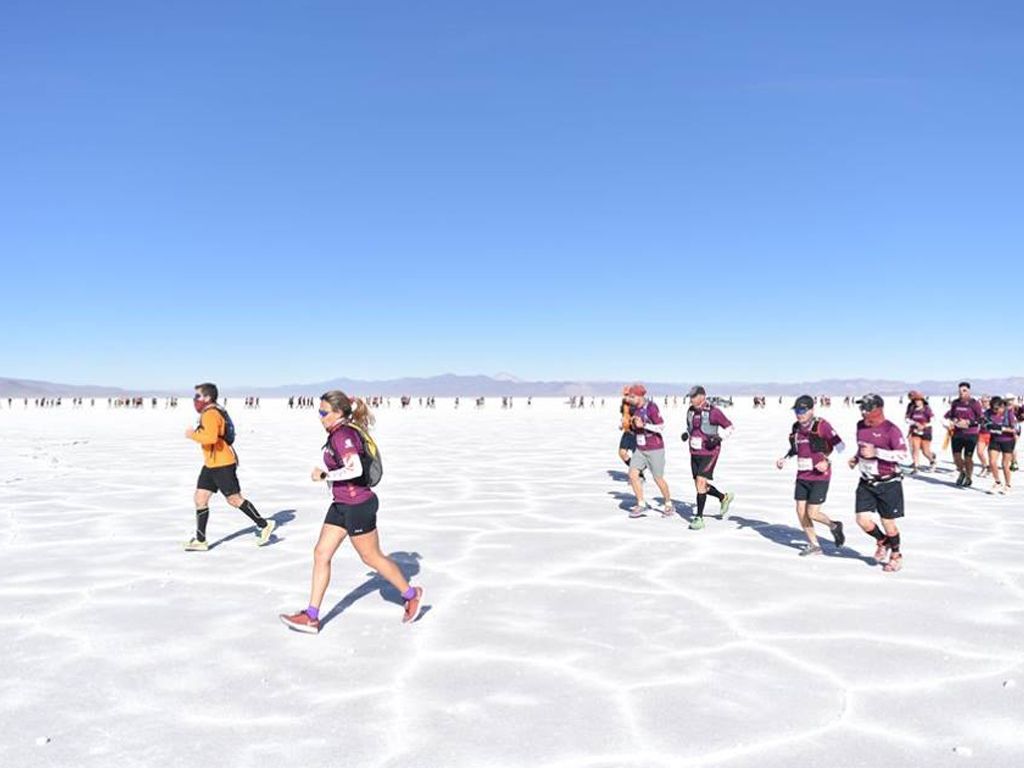 Corriendo en la sal