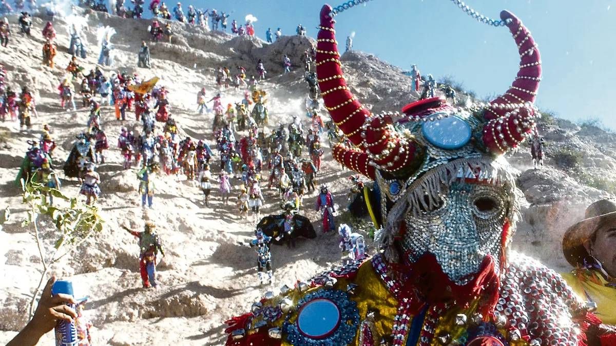 Bajada de los diablos en Uquía - Foto: La Capital