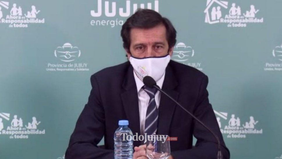 Video conferencia del ministro Sadir y la cartera de Hacienda
