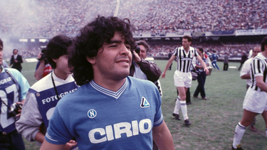 Diego Maradona es el máximo ídolo de Napoli.