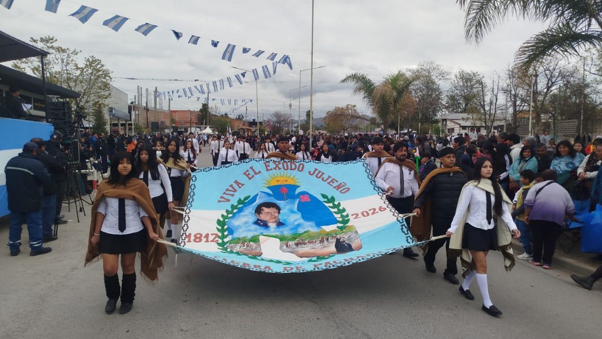 El intendente Jorge destaco la presencia de los jujeños en el desfile por el 23 de agosto