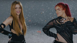 Shakira junto a Karol G en su nuevo tema TQG.&nbsp;