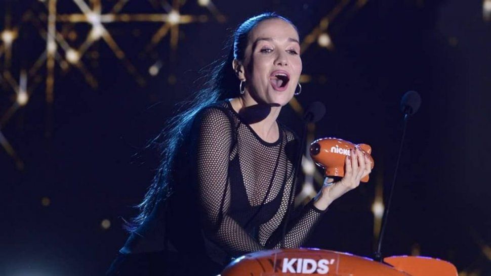 Natalia Oreiro fue la protagonista de la caída más dolorosa del fin de semana