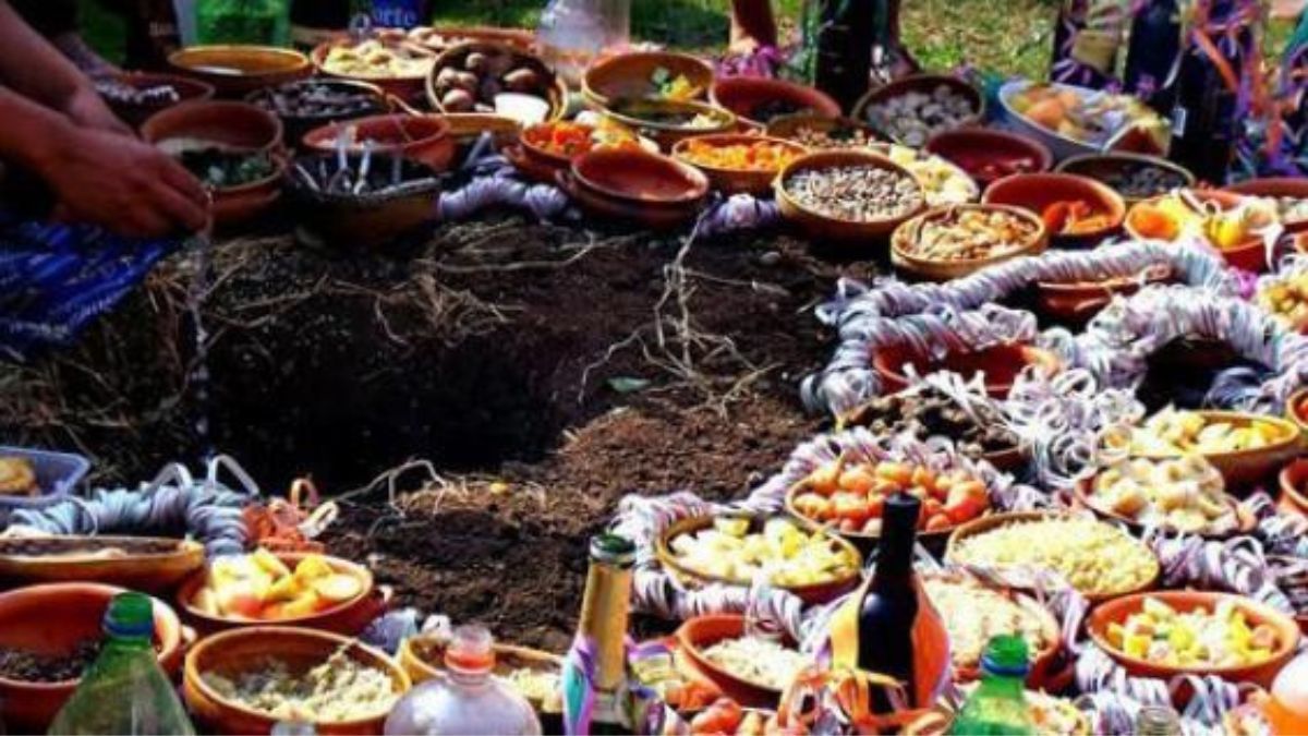 Ofrendas para la Pachamama.