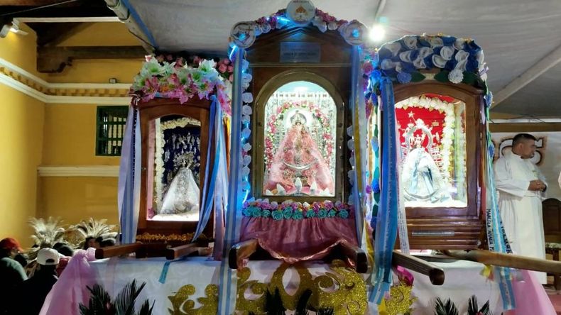 Encuentro de las imágenes de las Vírgenes en Tumbaya