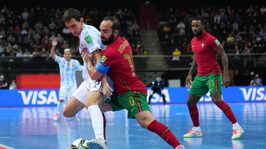 Argentina no pudo con Portugal en la final del mundial de futsal.