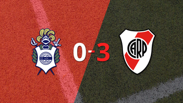 River Plate no tuvo piedad y goleó 3 a 0 a Gimnasia