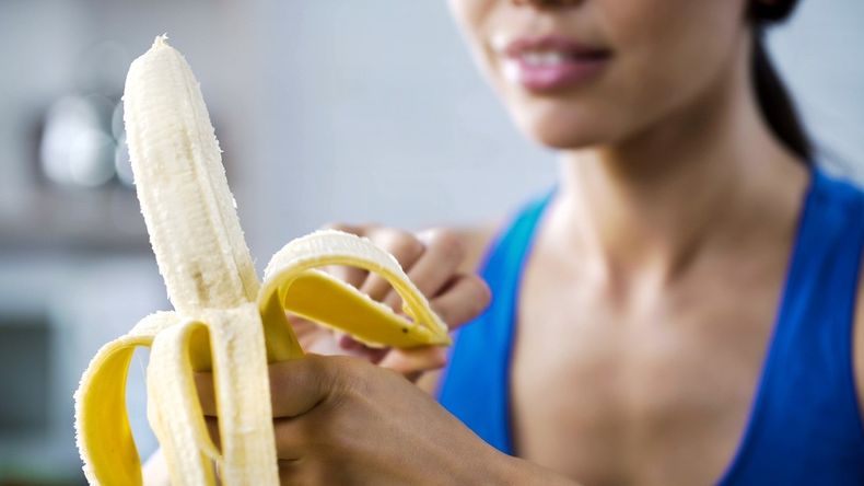 Cuánto potasio tiene una banana y cuántas se pueden comer por día.  