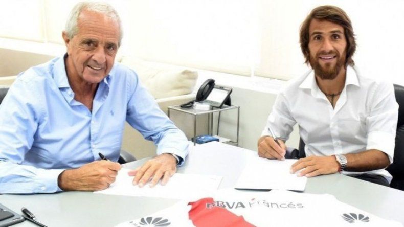 Leonardo Ponzio, el capitán millonario, renovó hasta el 2019 en el club millonario