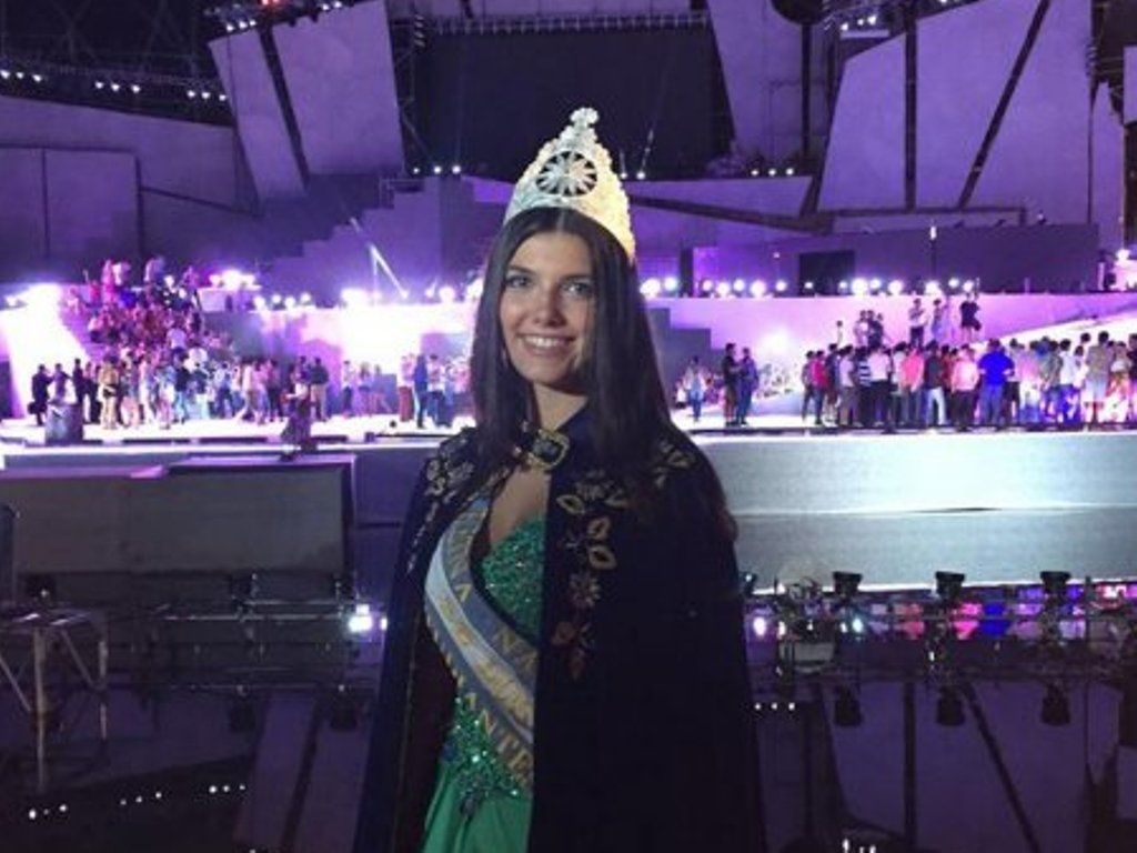 La reina en la Vendimia