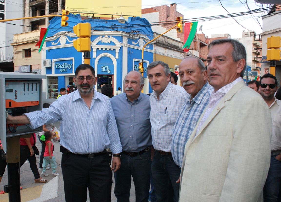 Inauguración de semáforos
