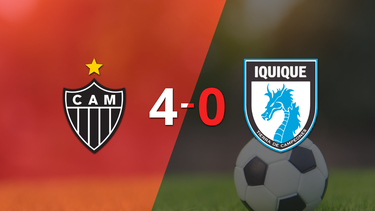 Atlético Mineiro le pasó por encima 4-0 a Deportes Iquique