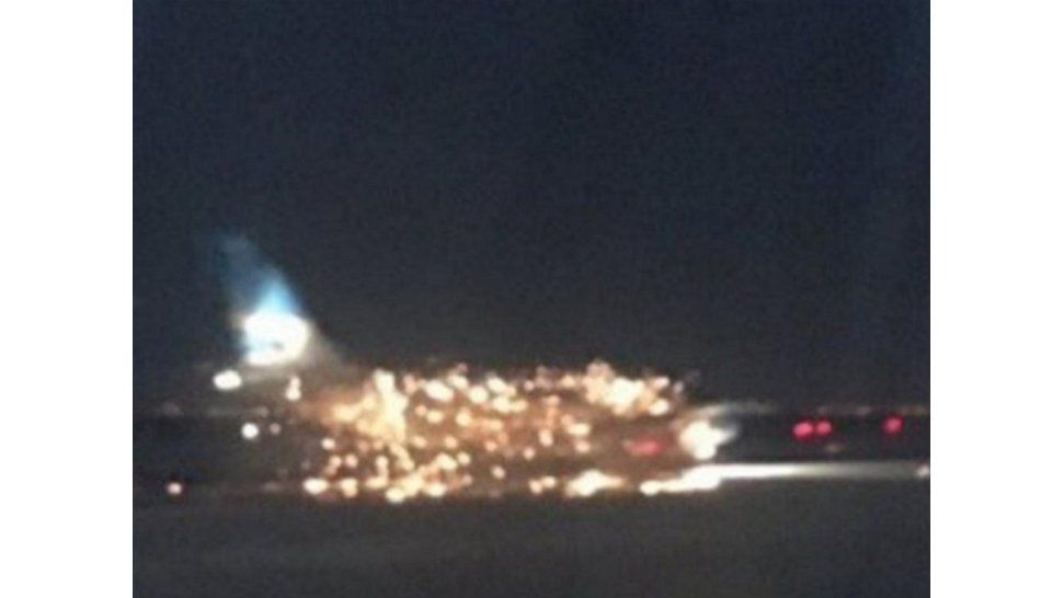 Explosión en avión de Aerolíneas