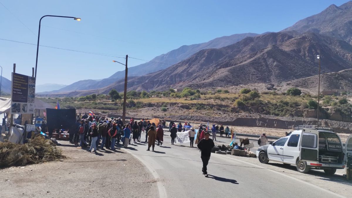 Cortes de rutas en Jujuy (archivo)