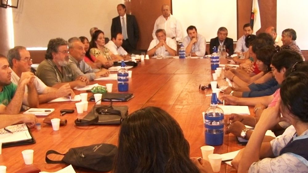 Reunión con gremios