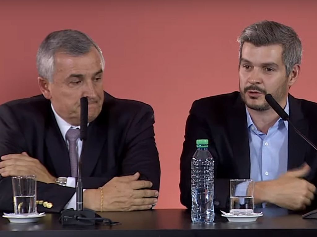 Morales y Frigerio en tras el acuerdo
