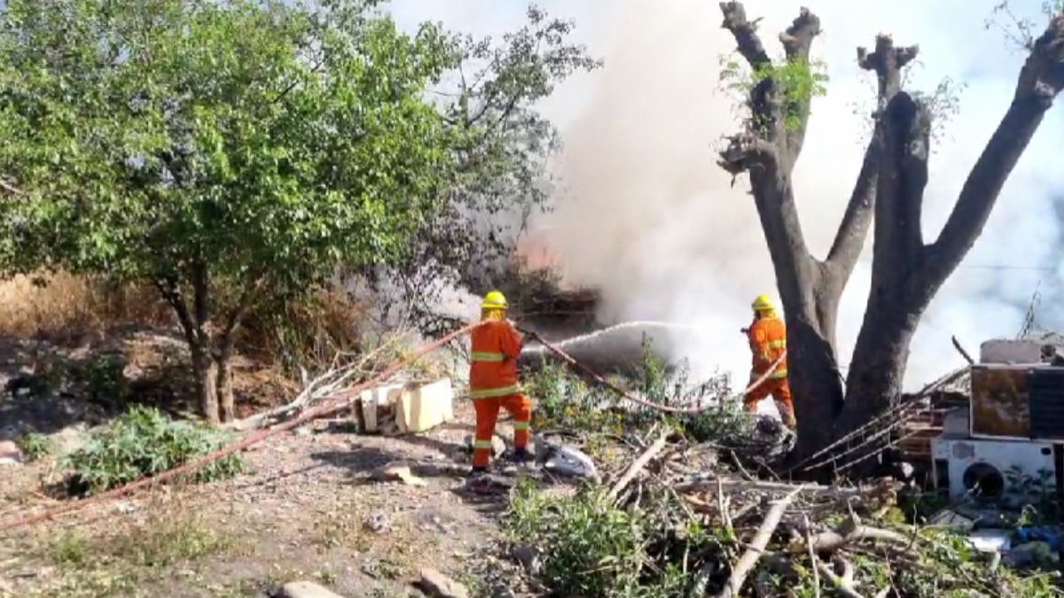 Bomberos apagó un incendio en un baldío de Palpalá - Captura: La Quiaca al Día