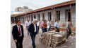 Funcionarios visitan obras