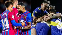 Boca y Barcelona se cruzan en Arabia Saudita.
