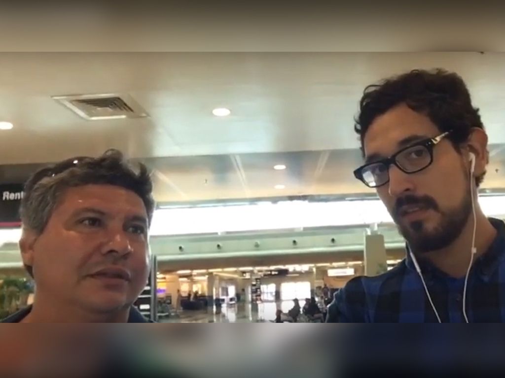 Un jujeño con el huracán de EE.UU.