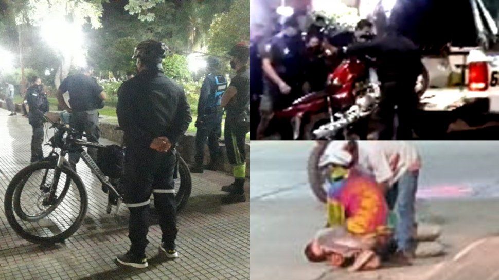 Operativo para evitar que el hombre que evitó el control se escapara - Foto: Antes Que Nadie San Pedro