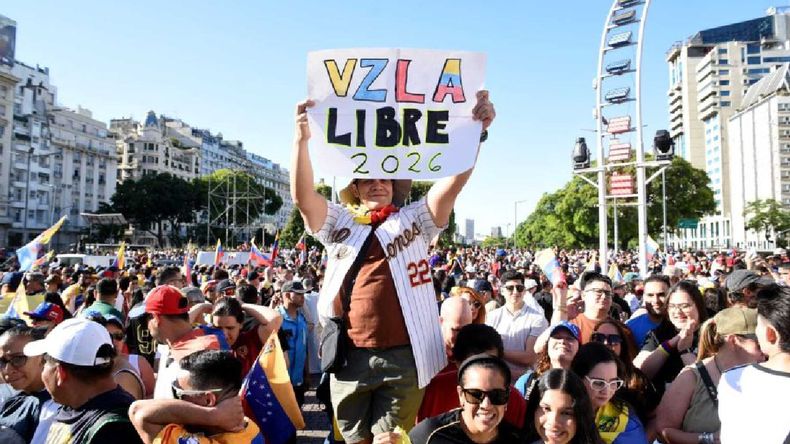 Venezolanos celebraron la captura de Nicolás Maduro Venezolanos celebraron la captura de Nicolás Maduro