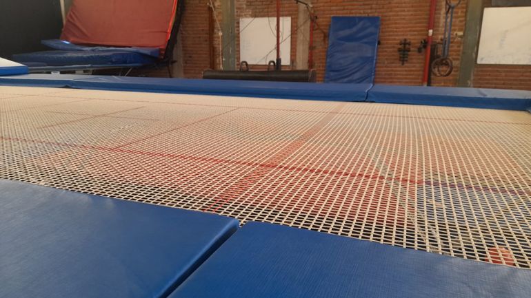 Santiago Ferrari necesita ayuda para cambiar la tela del trampolín (Foto ilustrativa) Santiago Ferrari necesita ayuda para cambiar la tela del trampolín (Foto ilustrativa)