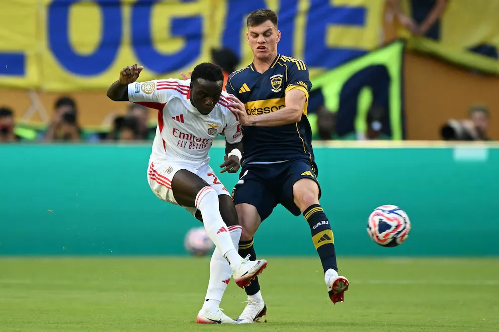 boca juniors empato con benfica 2 a 2 en su debut en el mundial de clubes