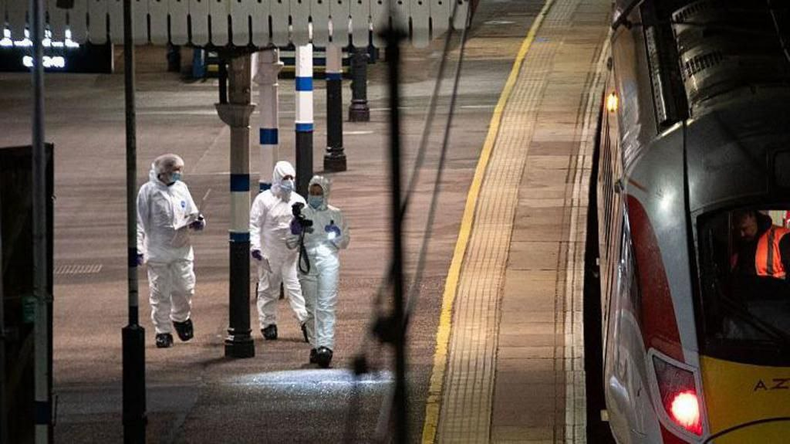 Ataque en un tren de Londres