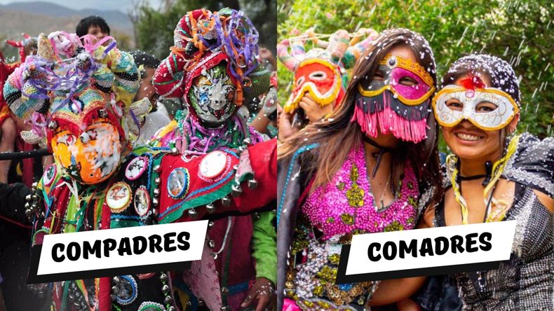 Compadres y  comadres