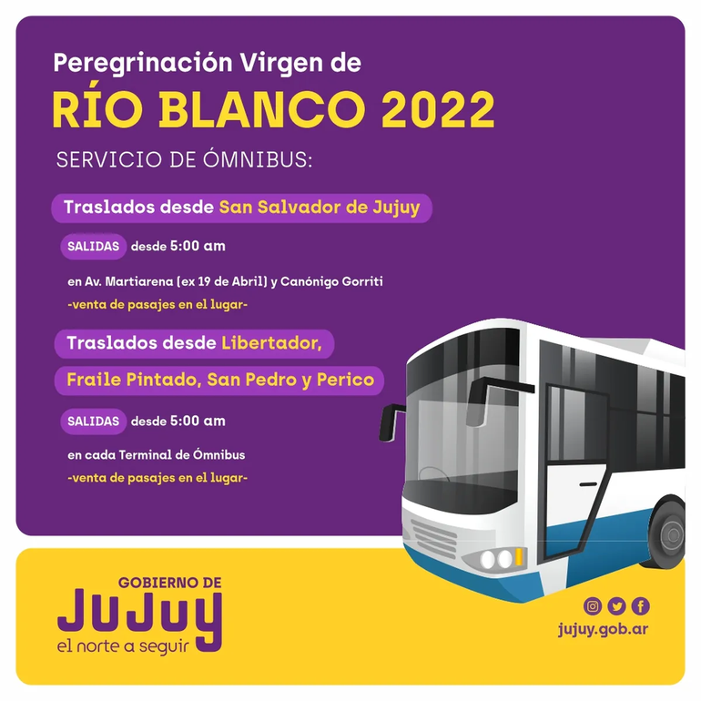 Peregrinaci&oacute;n Virgen de R&iacute;o Blanco.