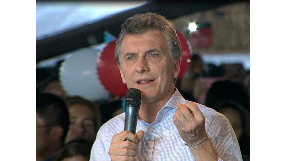 Mauricio Macri en la Federación Gaucha